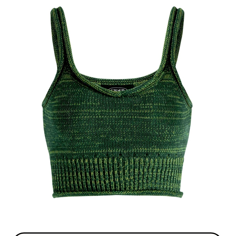 Knit crop top